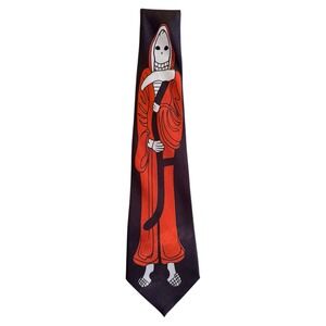 Halloween Collection Grim Reaper Graphic Novelty Necktie‎ - Men's Tie